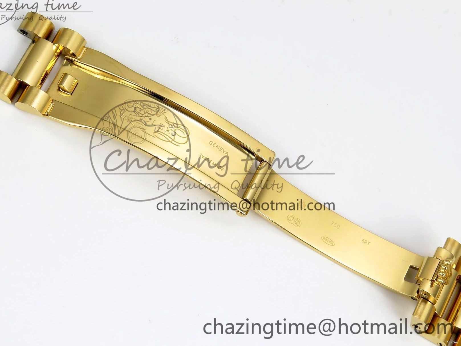 MiroTime 0324 Day Date 36 YG RAF Best Edition Brown Wave Dial on YG Bracelet A Effortless 1383